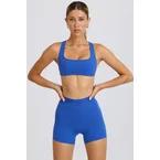 Soft Active Mini Shorts in Cobalt