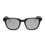 GRAYSON - MATTE BLACK + GREY MIRROR SUNGLASSES