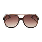 TEAGAN - MAHOGANY TORTOISE + BROWN GRADIENT SUNGLASSES