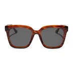 BLYTHE - MAHOGANY TORTOISE + GREY SUNGLASSES