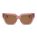 REMI II - GUAVA + BROWN SUNGLASSES