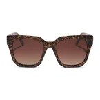 ARIANA - ANIMAL + BROWN GRADIENT + POLARIZED SUNGLASSES