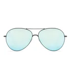 KNOX - BLACK + BLUE MIRROR SUNGLASSES