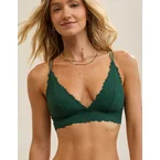 Show Off Rosey Lace Padded Plunge Bralette