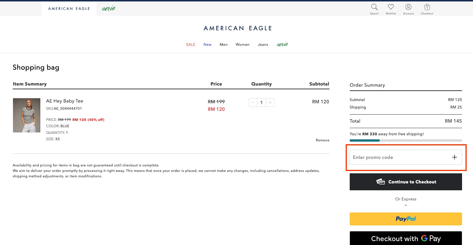 How to use a working coupon code? - American Eagle