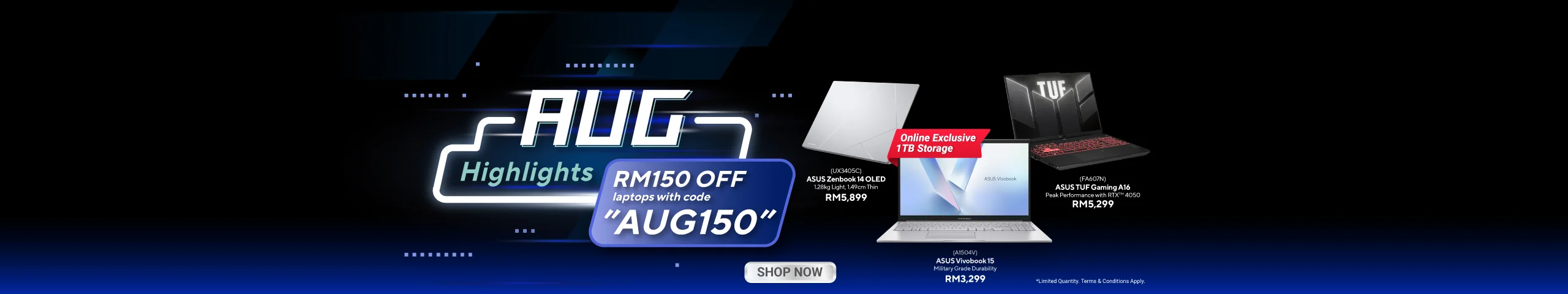 Proof of coupon - ASUS - ASUS promo code: [[RM150 off]] on Zenbook 14 OLED laptops
