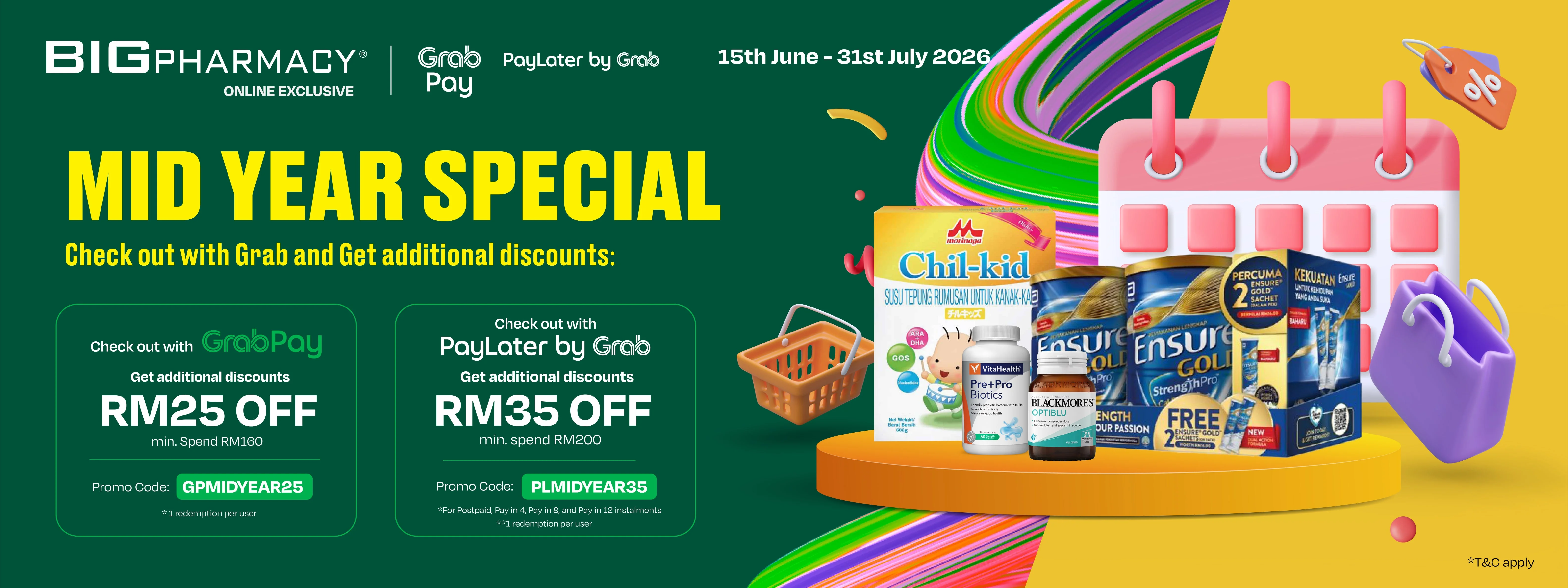 Proof of coupon - Big Pharmacy - Big Pharmacy promo code: [[RM25 off]] on minimum spend RM200