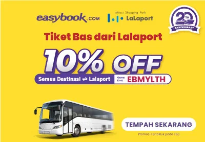 Proof of coupon - Easybook - Easybook Lalaport tickets [[10% off]] on all destinations, book now