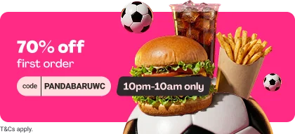 Proof of coupon - foodpanda - Foodpanda promo code: [[70% off]] first order 10pm-10am only