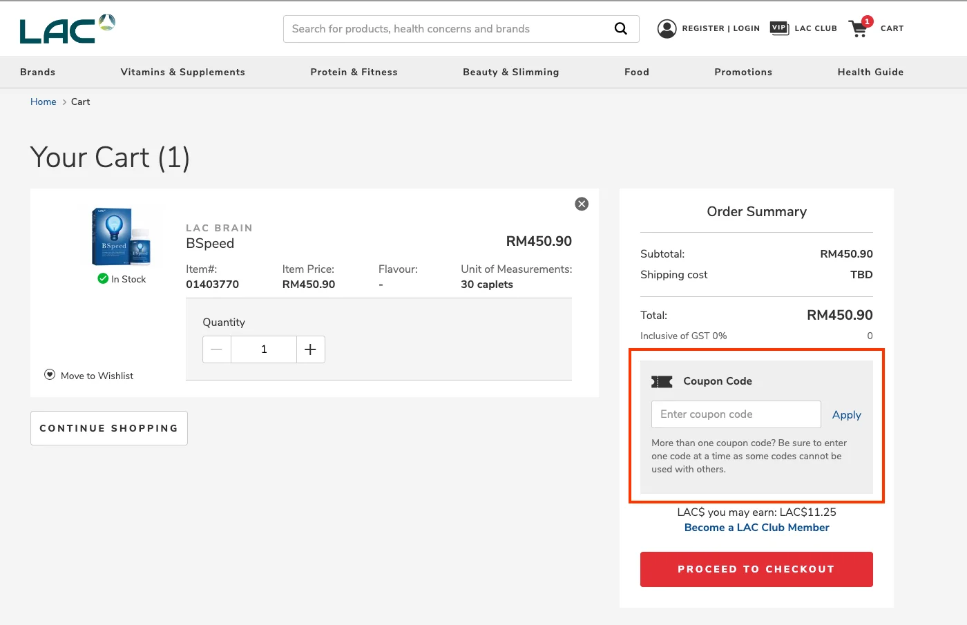 How to use a working coupon code? - LAC
