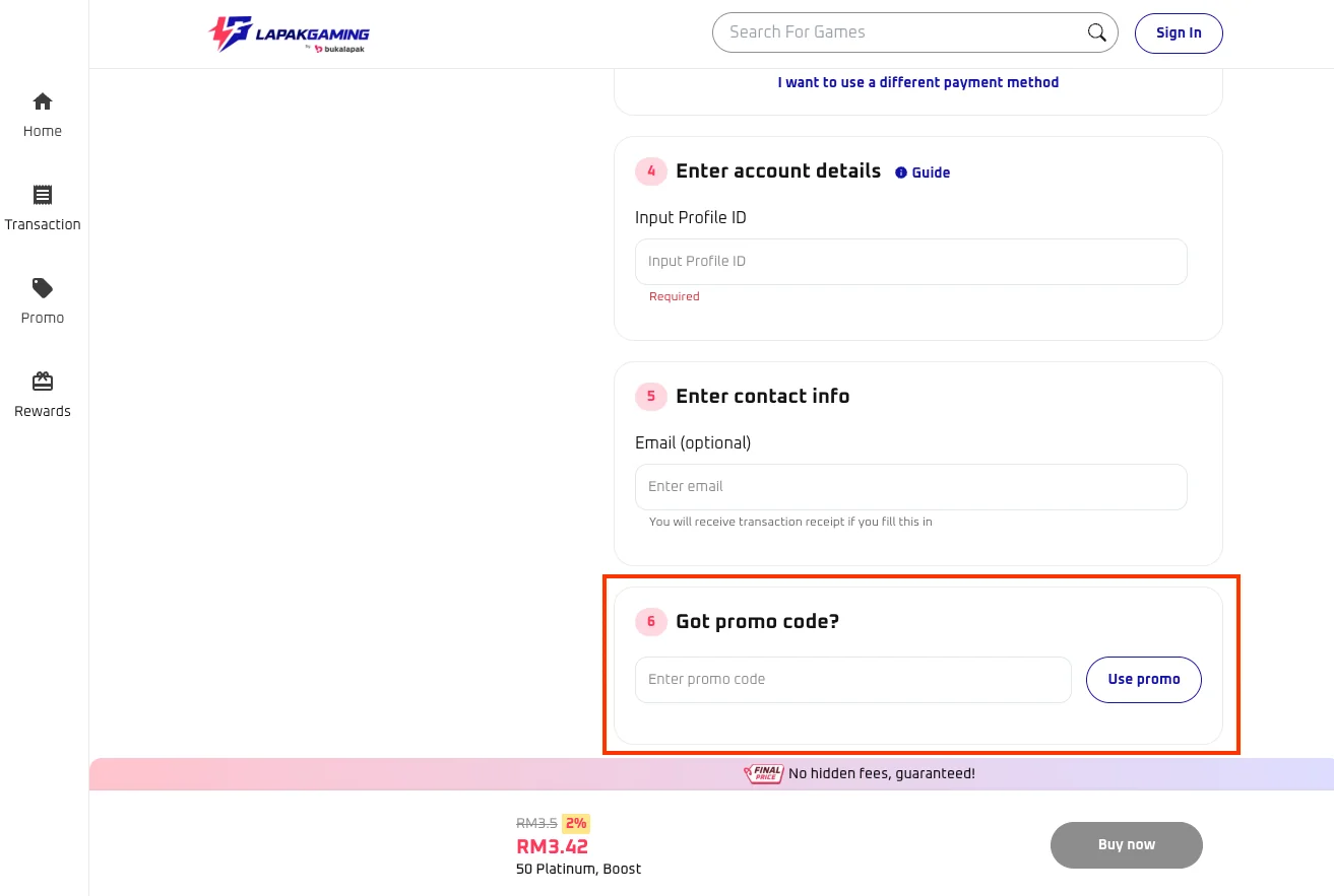 How to use a working coupon code? - Lapakgaming