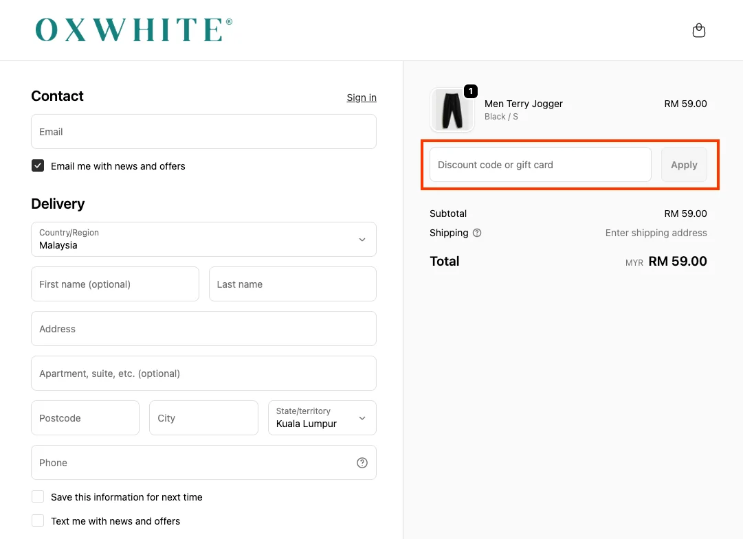 How to use a working coupon code? - Oxwhite