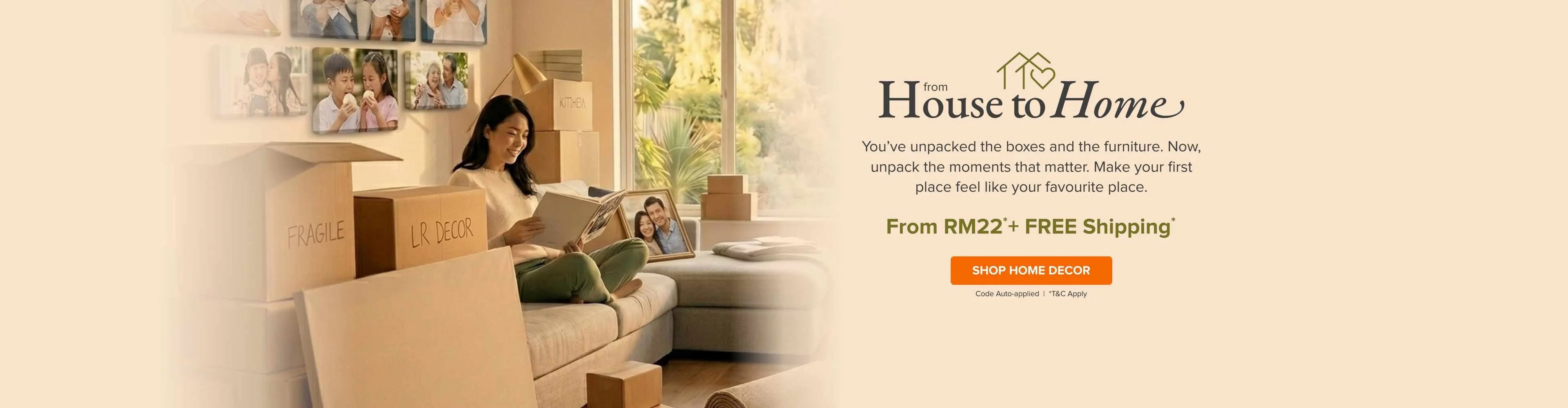Proof of coupon - Photobook  - Photobook promo code: [[RM22+ free shipping]] home decor essentials