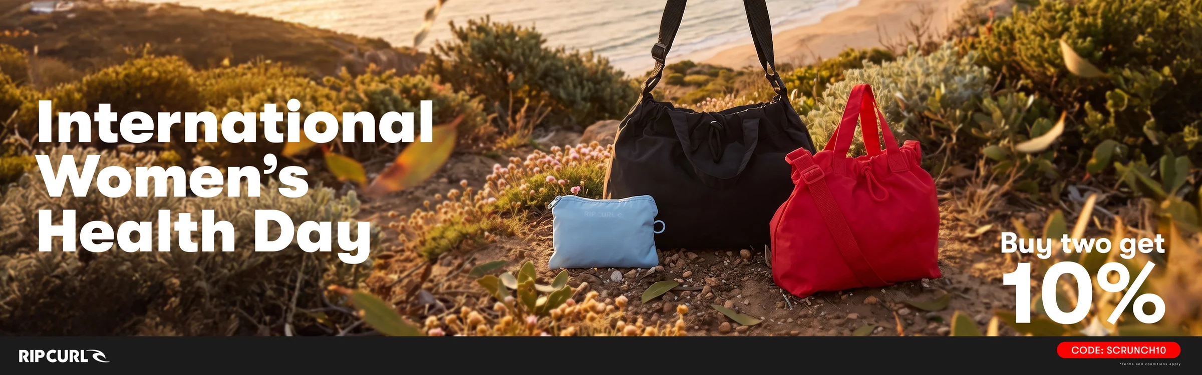 Proof of coupon - Rip Curl - Rip Curl promo code: [[10% off]] when you buy two items - Expired