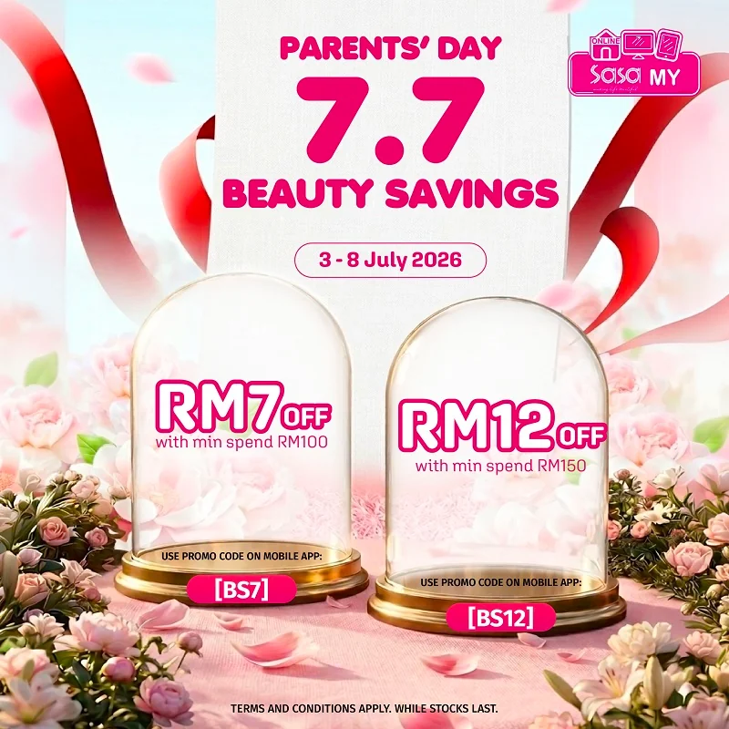 Proof of coupon - Sasa  - Sasa promo code: [[RM7 off]] on app orders, min spend RM100