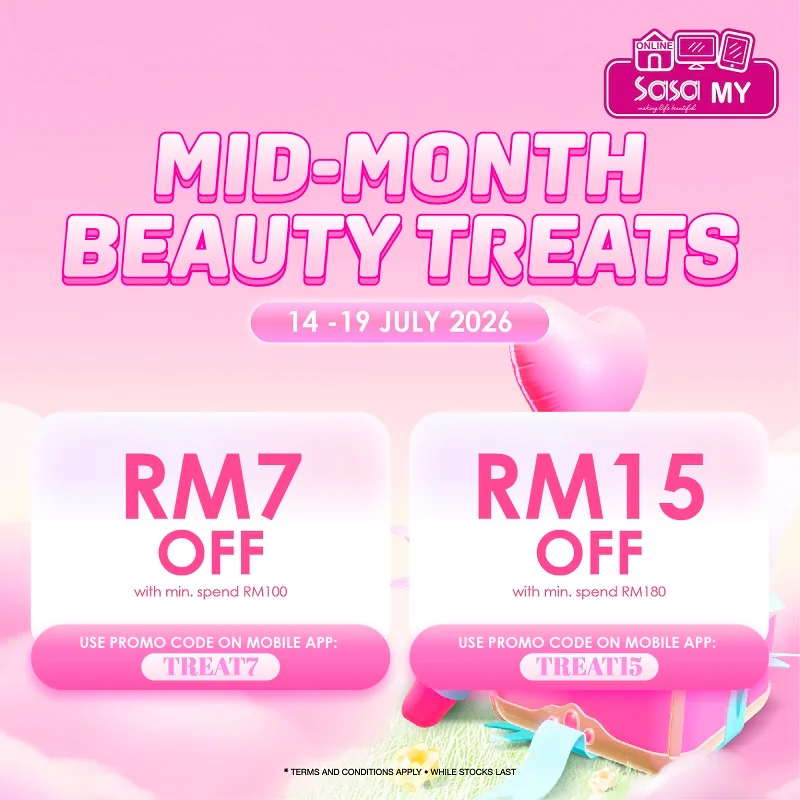Proof of coupon - Sasa  - Sasa promo code: [[RM15 off]] on RM180+ purchases now