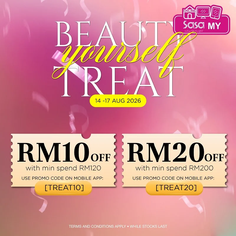 Proof of coupon - Sasa  - Sasa promo code: [[RM10 off]] with min spend RM120 on mobile app
