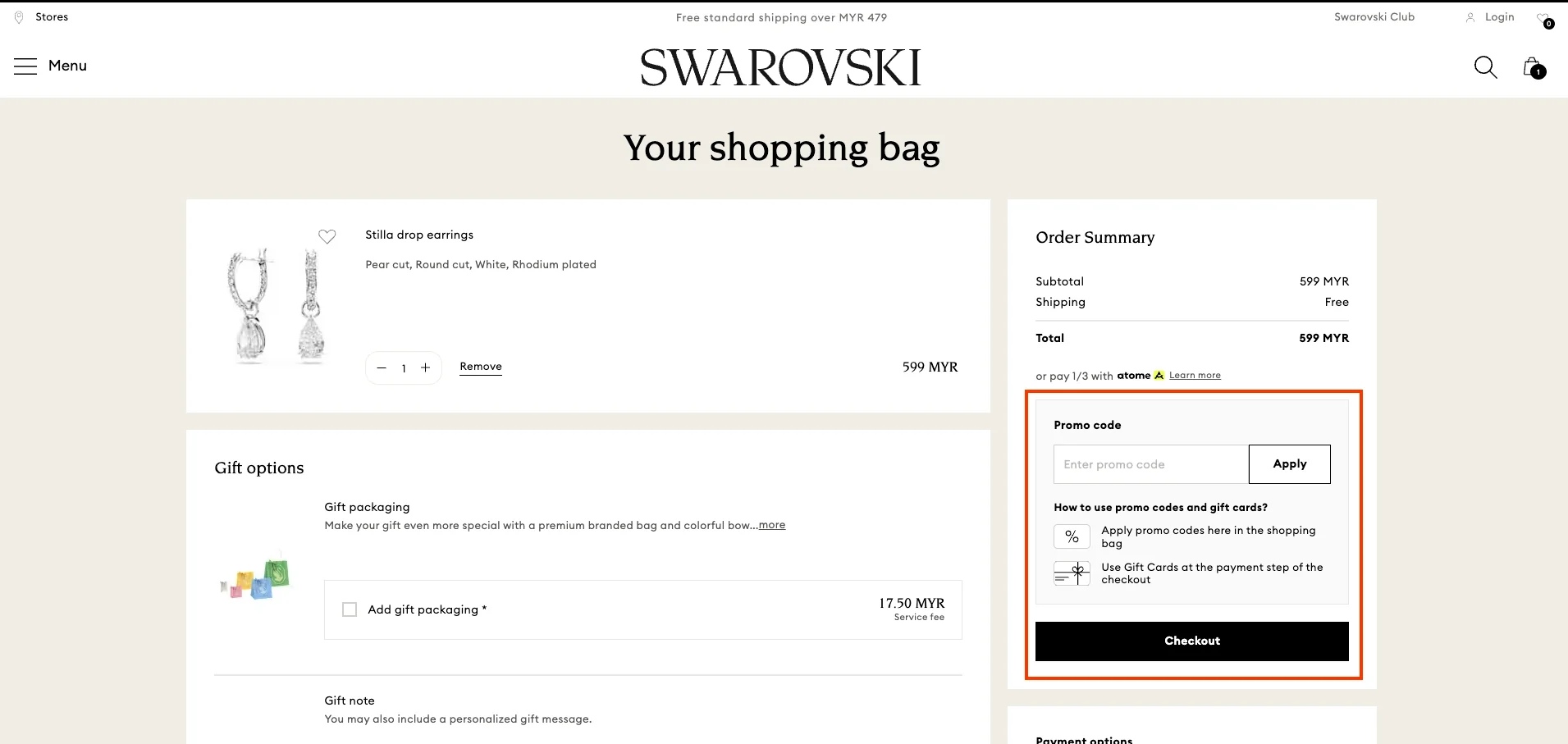 How to use a working coupon code? - Swarovski