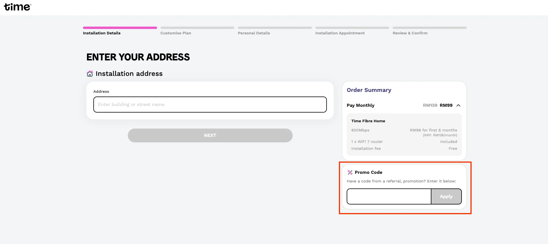 How to use a working coupon code? - TIME Internet
