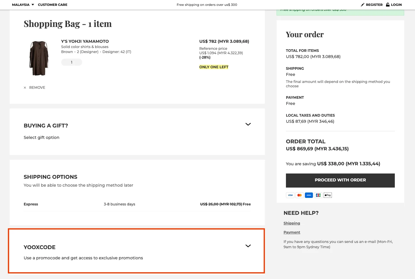 How to use a working coupon code? - YOOX
